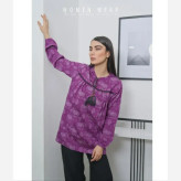 تونیک پل تی فیلی عدسی فری سایز مناسب 38 تا 48 قد 78